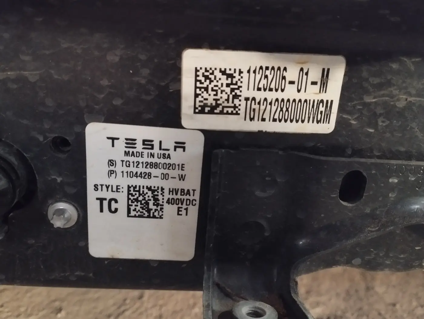 Tesla Model 3 RWD LFP pack BTF0, about MY2021, 55 kWh total battery pack