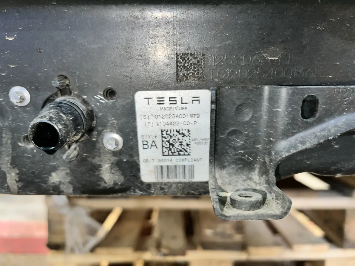 Tesla Model 3 2017 Long Range, Panasonic 2170 NCA battery pack