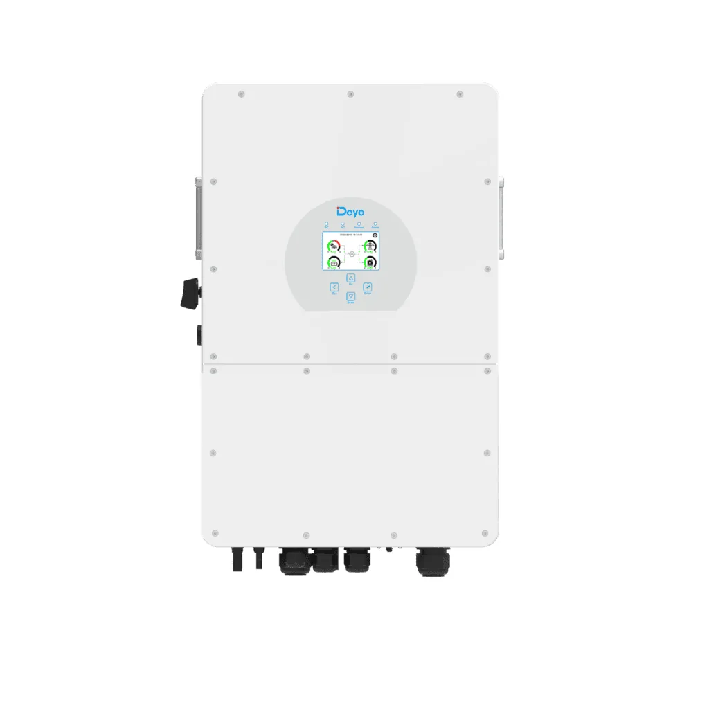 Deye SUN-12K-SG01HP3-EU-AM2 Hybrid inverter, three-phase (5-25 kW range; also sold as Sunsynk) battery pack