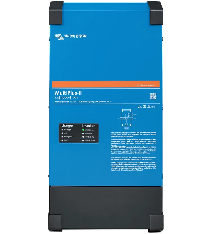 Victron MultiPlus-II 48V 230V (48/3000, 48/5000, 48/8000, 48/10000, 48/15000) Inverter-charger, single-phase (ESS) battery pack